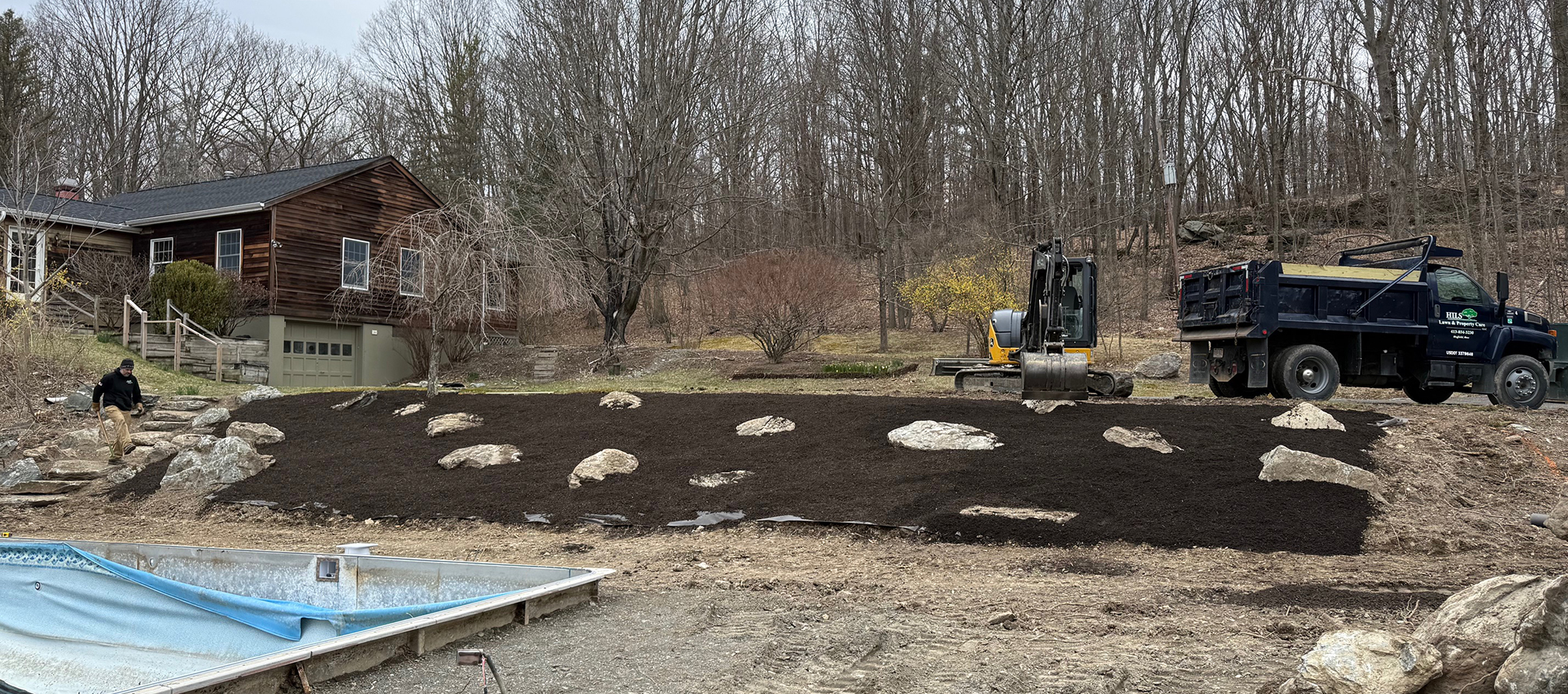 Drainage In The Berkshires, Mulching In The Berkshires, Landscaping In The Berkshires, Lawn Contractors In Great Barrington MA